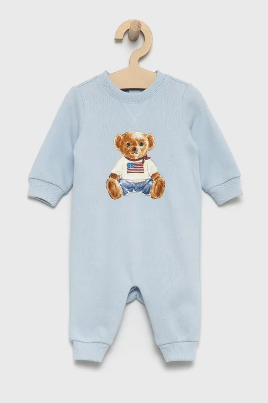 niebieski Polo Ralph Lauren Pajacyk niemowlęcy 320850995002 Chłopięcy