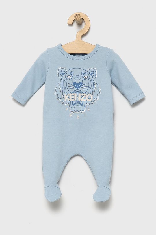 albastru pal Kenzo Kids Salopetă din bumbac pentru bebelusi De băieți