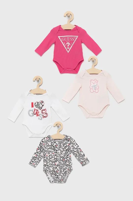 рожевий Боді для немовлят Guess (4-pack) Для дівчаток