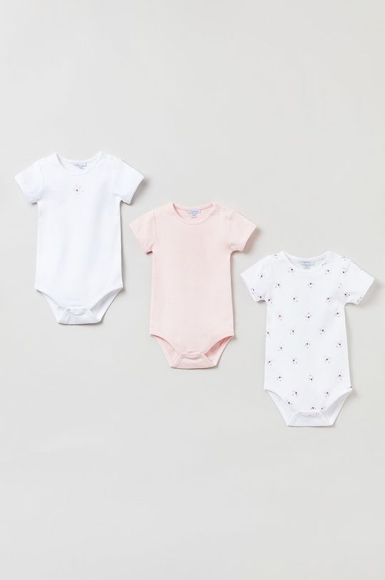 różowy OVS Body niemowlęce (3-Pack) Dziewczęcy