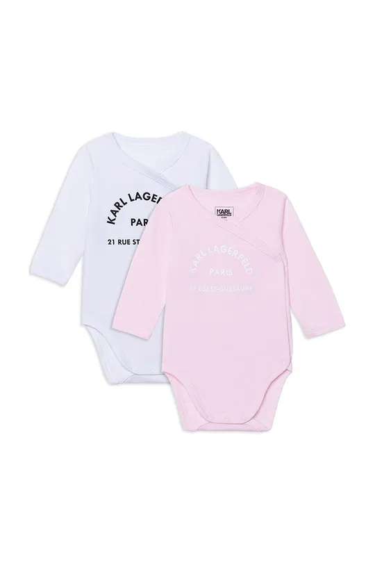 рожевий Боді для немовлят Karl Lagerfeld (2-Pack) Для дівчаток