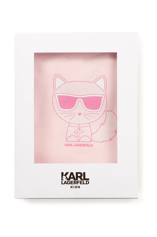 ružová Dupačky pre bábätká Karl Lagerfeld