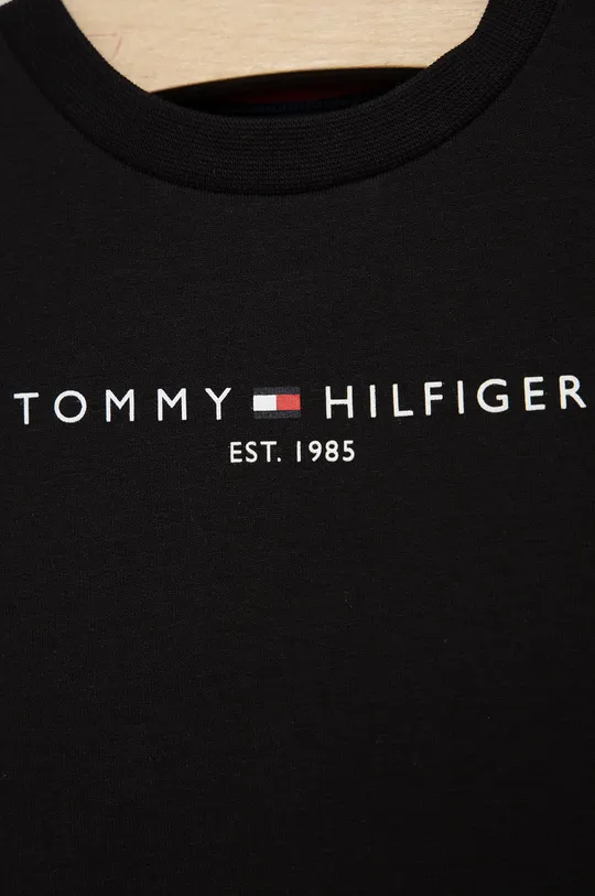 Παιδική φόρμα Tommy Hilfiger μαύρο