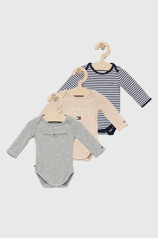 viacfarebná Body pre bábätká Tommy Hilfiger (3-pack) Detský