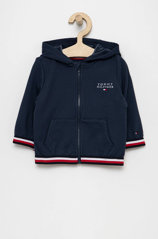 granatowy Tommy Hilfiger Bluza niemowlęca Dziecięcy