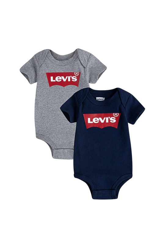 granatowy Levi's Body niemowlęce (2-PACK) Dziecięcy