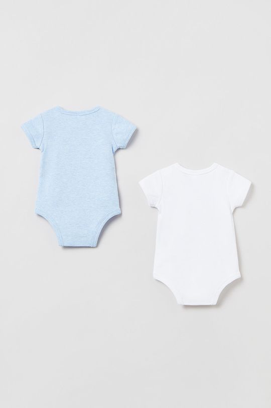 OVS Body niemowlęce (2-pack) blady niebieski