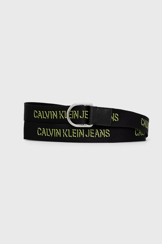 żółto - zielony Calvin Klein Jeans - Pasek K60K608362.4890 Damski