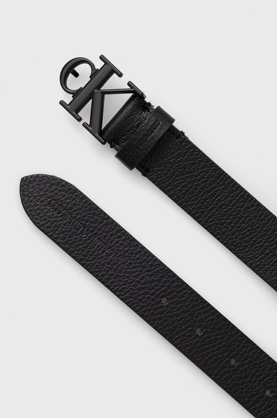 Oboustranný pásek Calvin Klein Jeans černá