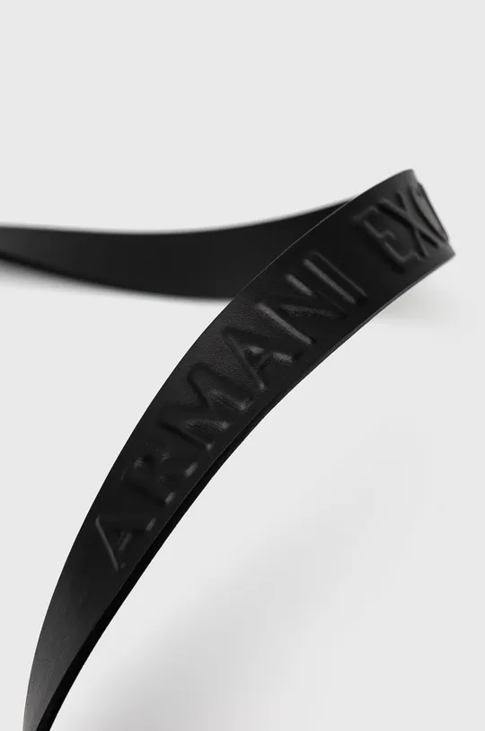Кожаный ремень Armani Exchange чёрный