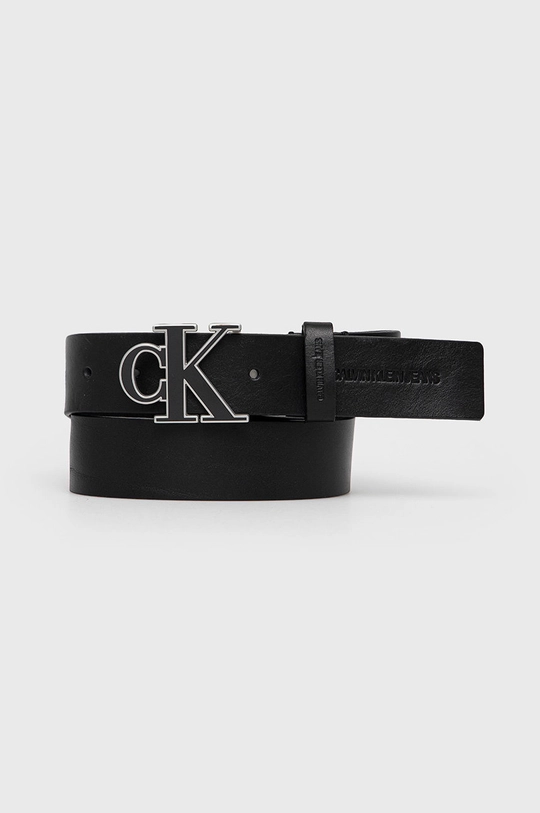 czarny Calvin Klein Jeans Pasek skórzany K50K507580.4890 Męski