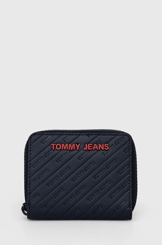 granatowy Tommy Jeans Portfel AW0AW10685.4890 Damski