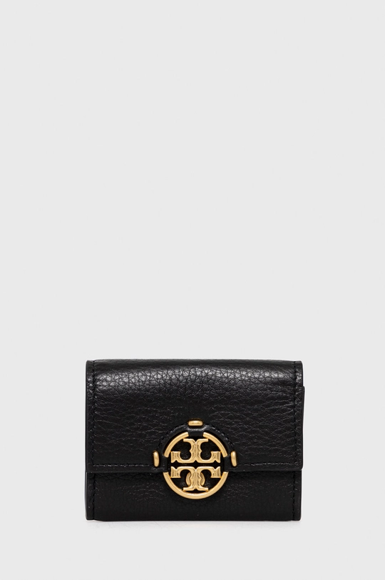 чорний Шкіряний гаманець Tory Burch Жіночий