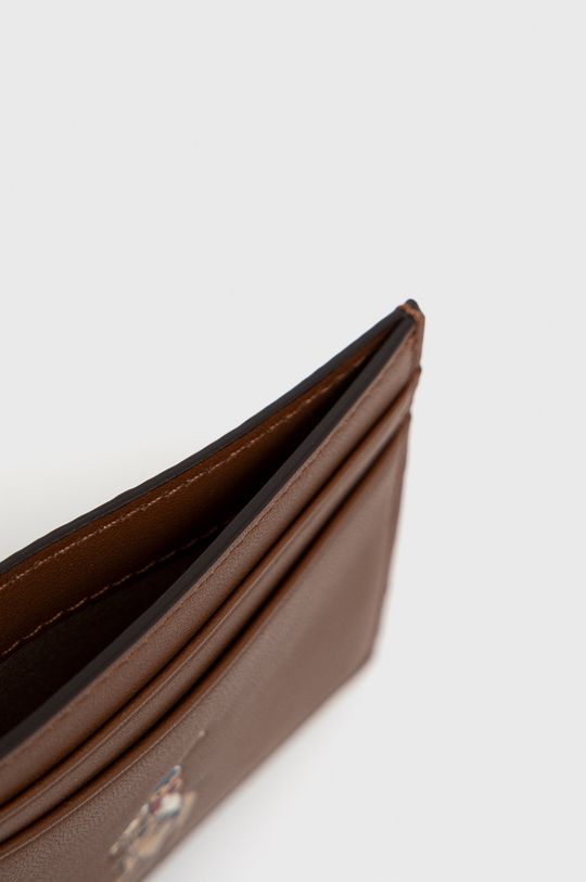 Kožené pouzdro na karty Polo Ralph Lauren  Podšívka: 100% Bavlna Hlavní materiál: 100% Hovězí useň