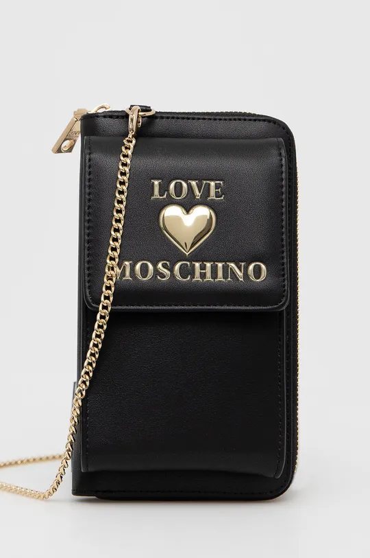 fekete Love Moschino pénztárca Női