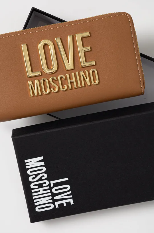 hnedá Peňaženka Love Moschino