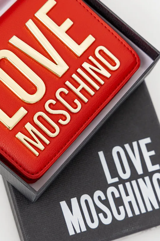 piros Love Moschino pénztárca