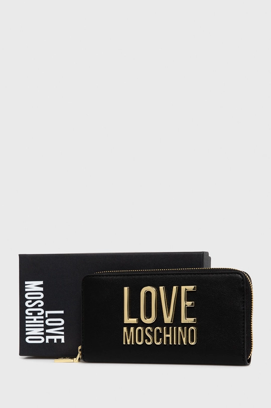 čierna Peňaženka Love Moschino