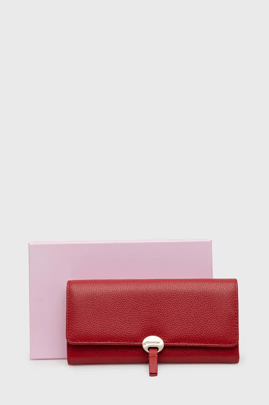 červená Kožená peňaženka Coccinelle