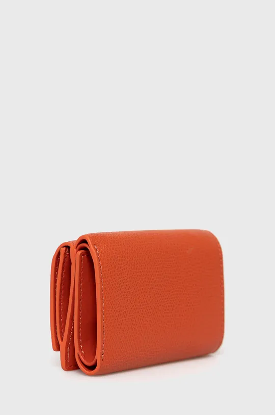 Шкіряний гаманець Furla помаранчевий