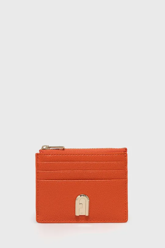 помаранчевий Шкіряний гаманець Furla Жіночий
