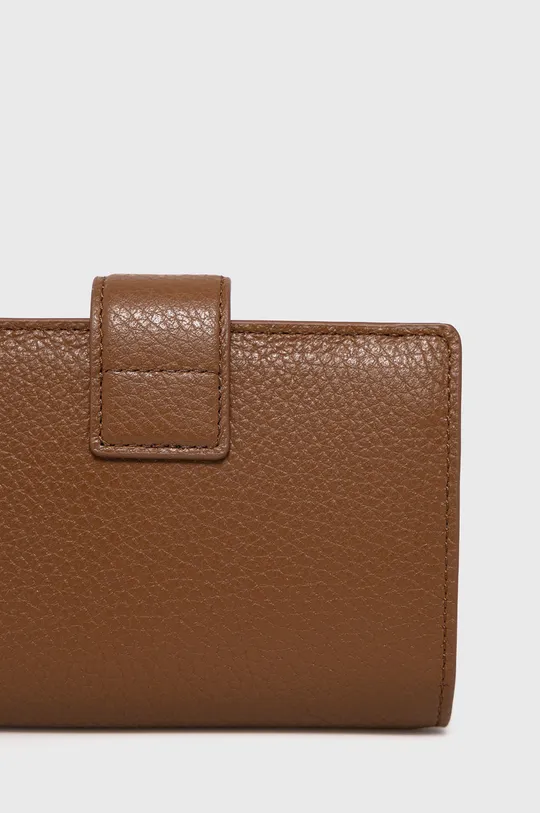 Шкіряний гаманець Furla коричневий