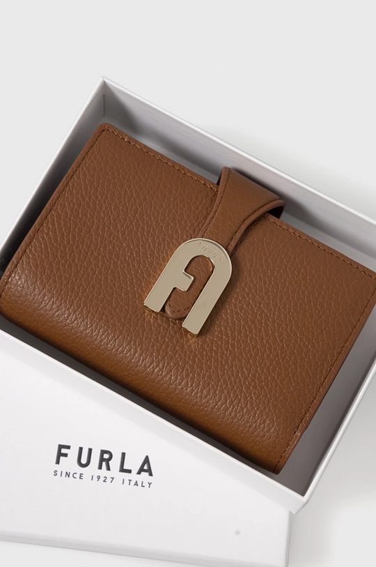 коричневый Кожаный кошелек Furla