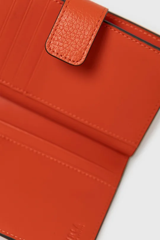помаранчевий Шкіряний гаманець Furla