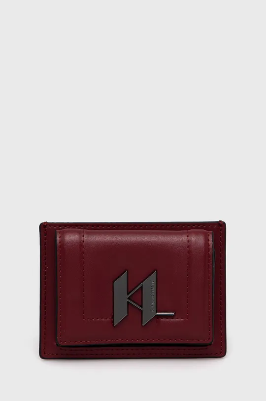 czerwony Karl Lagerfeld Portfel skórzany 216W3215 Damski