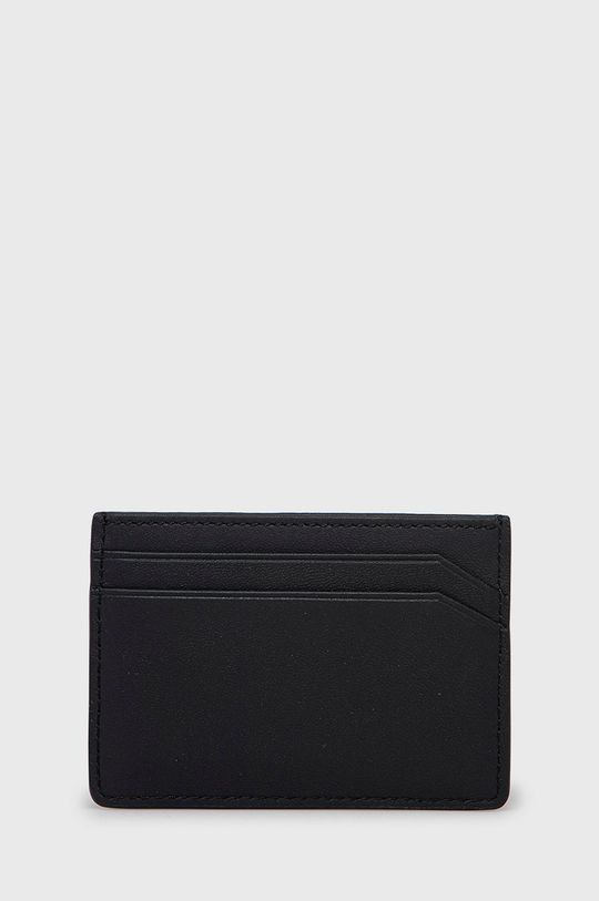 Kožená peněženka Hugo černá
