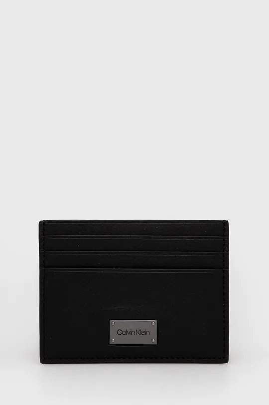 crna Kožni novčanik Calvin Klein Muški