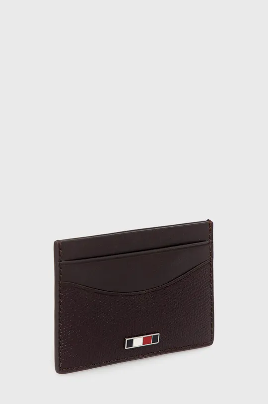 Kožená peňaženka Tommy Hilfiger burgundské