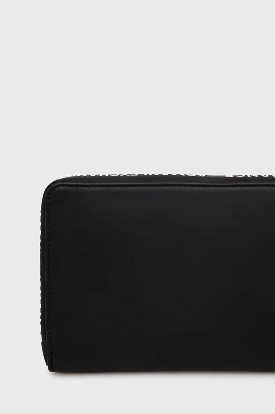 Кожаный кошелек Armani Exchange чёрный
