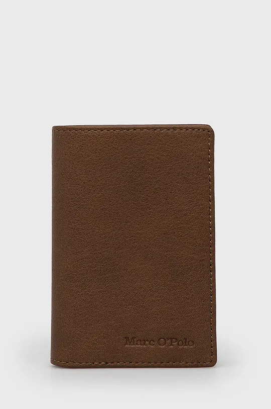 коричневий Шкіряний гаманець Marc O'Polo Чоловічий