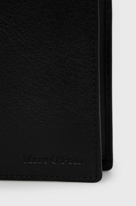 Шкіряний гаманець Marc O'Polo чорний