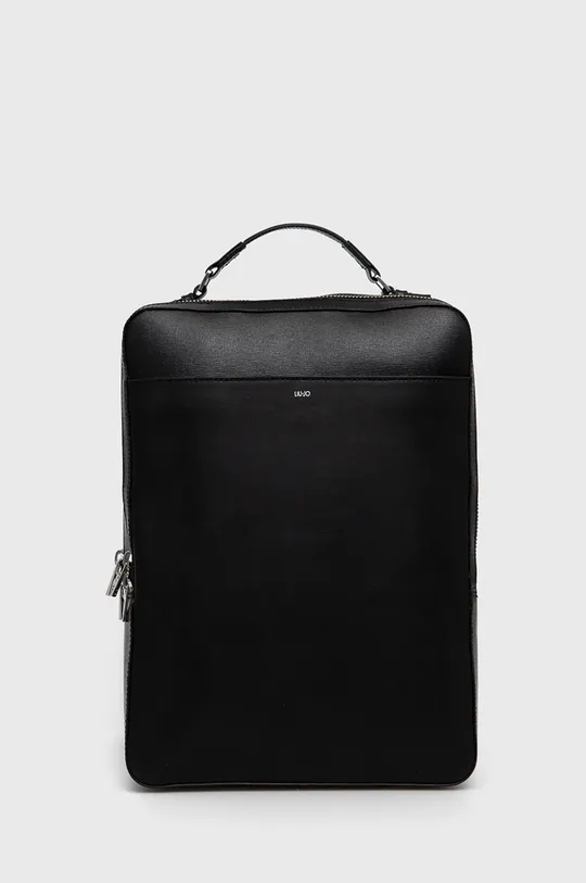 чёрный Кожаный рюкзак Liu Jo Мужской