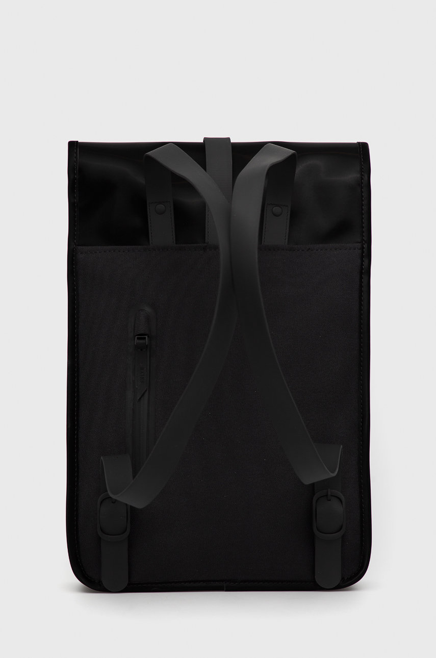 Rains Plecak 1280 Backpack Mini, kolor czarny duży gładki