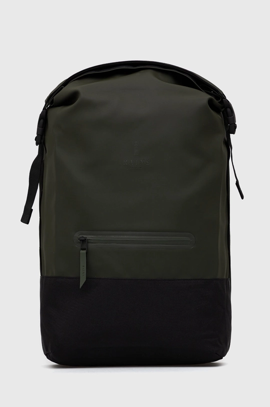 zielony Rains Plecak 1372 Buckle Rolltop Rucksack Unisex