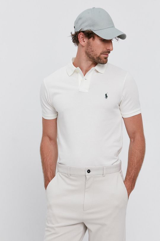 bílá Polo tričko Polo Ralph Lauren