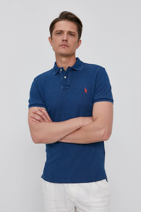 niebieski Polo Ralph Lauren Polo 710536856208 Męski