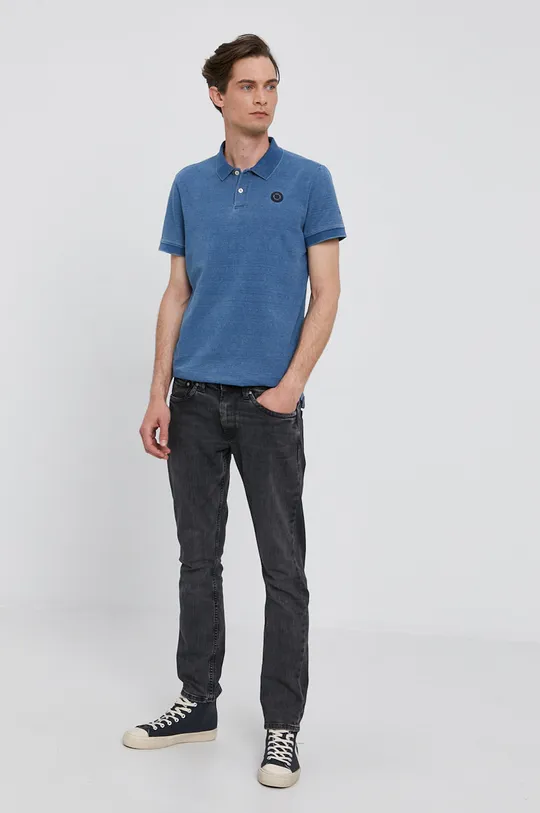 Pepe Jeans T-shirt niebieski