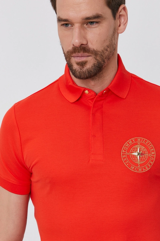 pomarańczowy Tommy Hilfiger Polo