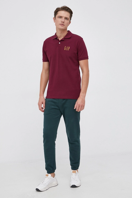 GAP Polo bordowy