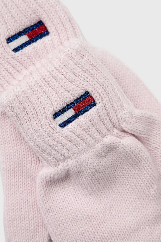Перчатки Tommy Jeans розовый
