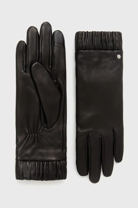 чёрный Кожаные перчатки Boss Женский