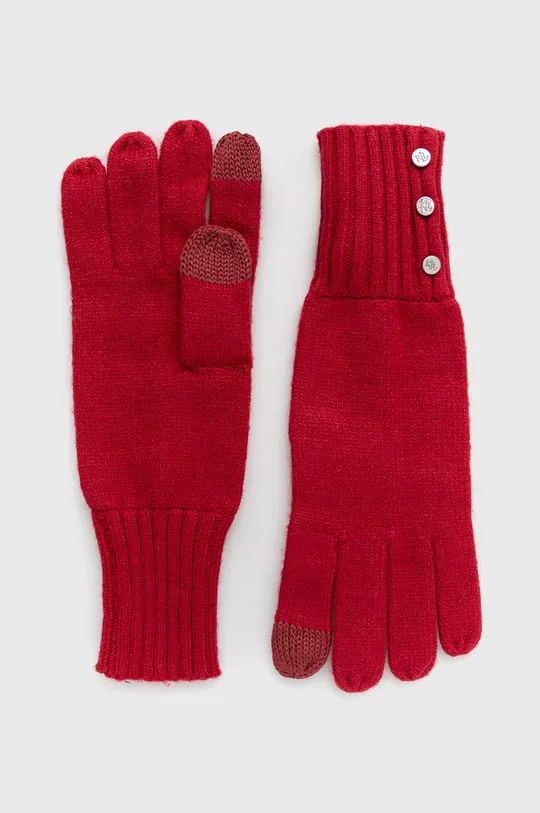 κόκκινο Γάντια Lauren Ralph Lauren Γυναικεία