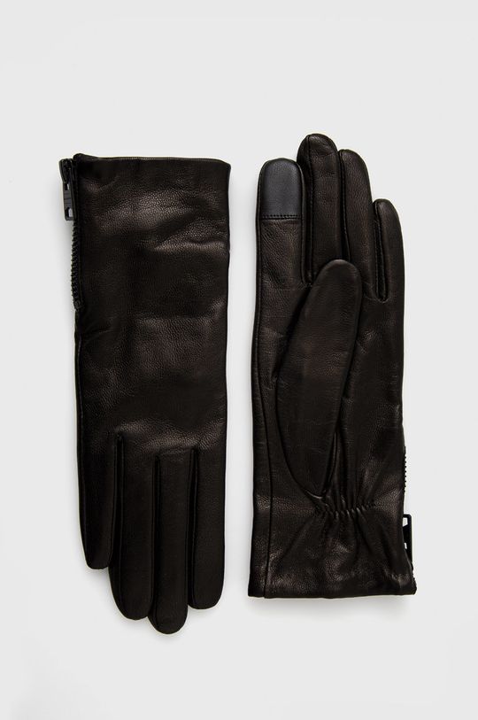 čierna Kožené rukavice AllSaints Dámsky