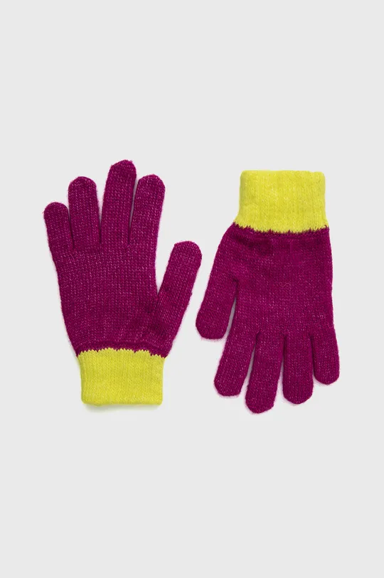 μωβ Παιδικά γάντια με μείγμα μαλλιού Tommy Hilfiger Παιδικά