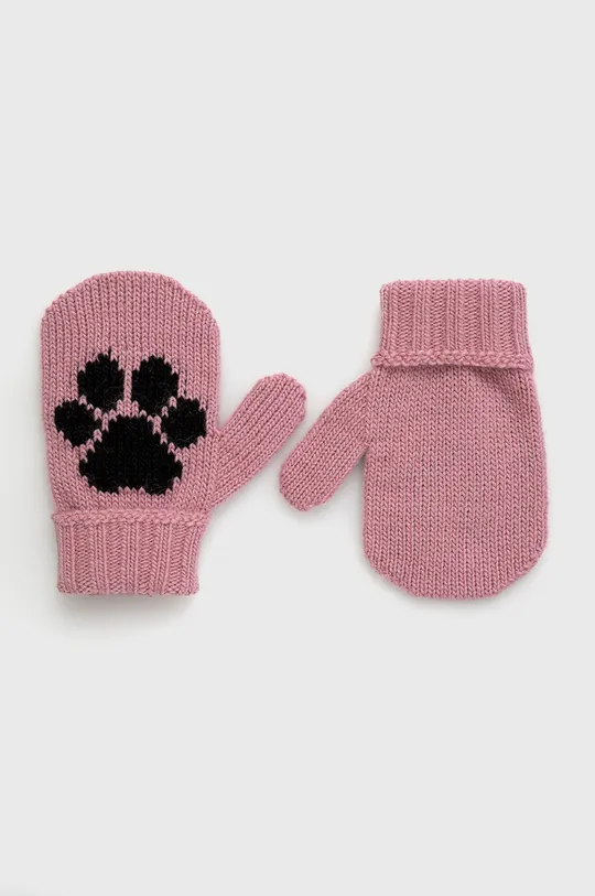 ροζ Παιδικά γάντια United Colors of Benetton Παιδικά