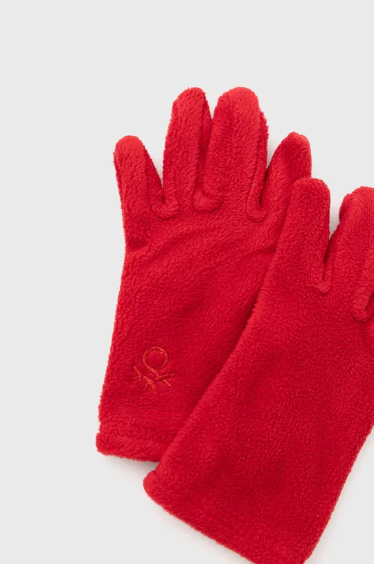 Παιδικά γάντια United Colors of Benetton κόκκινο